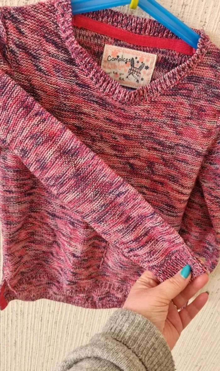 Pull rose violet taille 6 ans complices - photo numéro 10
