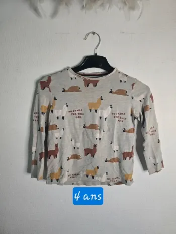 Pull fin à motif