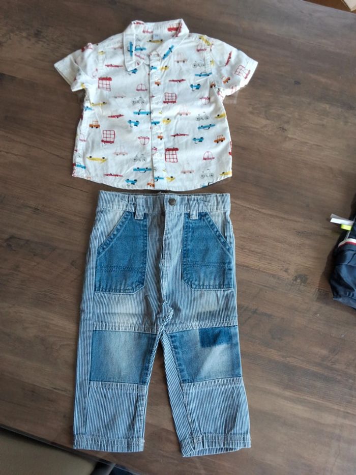 Ensemble chemisier pantalon