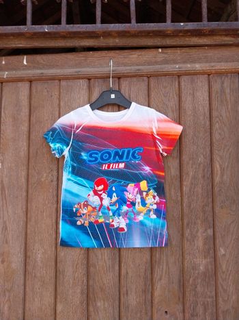 Tee-shirt garçon 4 ans sonic