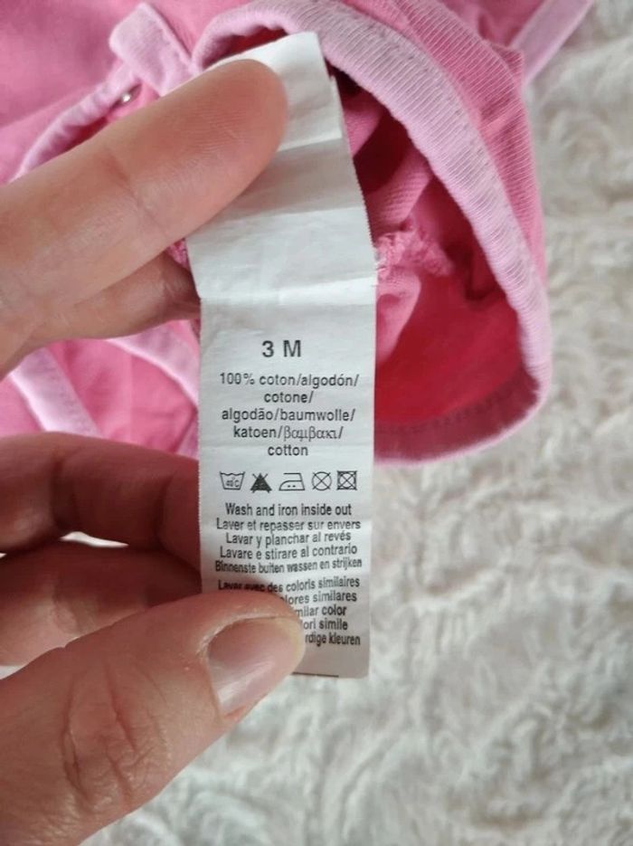 Barboteuse Combinaison été Combishort Fille 3 mois Étoile de mer 100% coton Carrefour - photo numéro 9