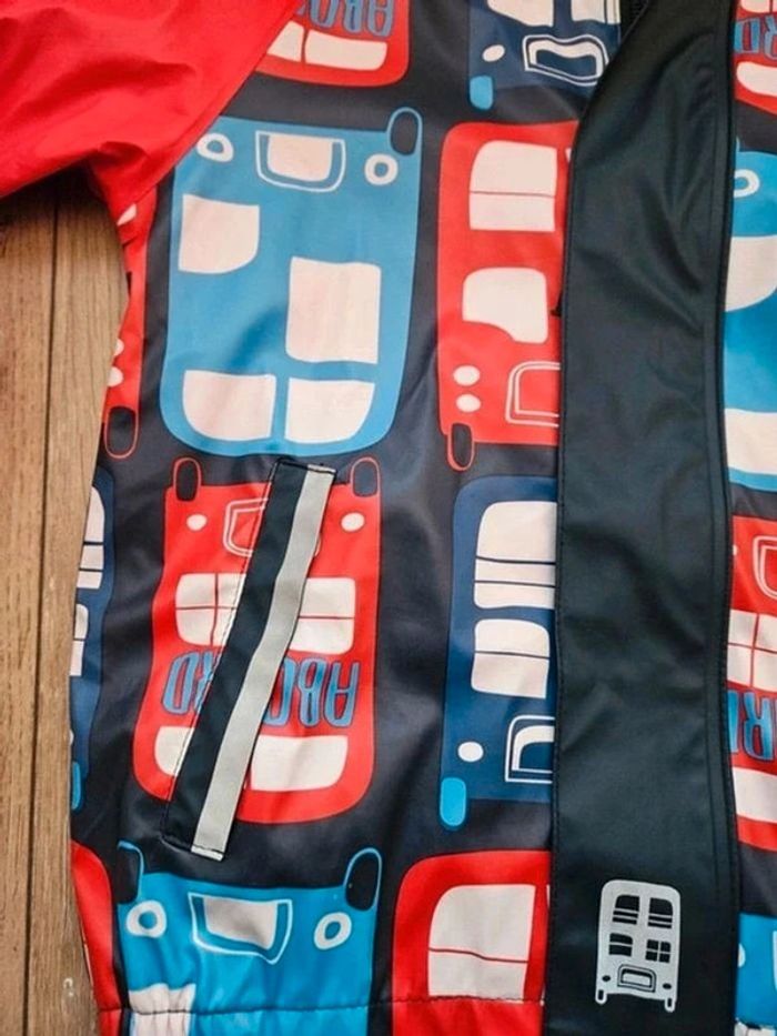 Imperméable Lupilu bleu marine et rouge Lupilu 5 ans - photo numéro 3