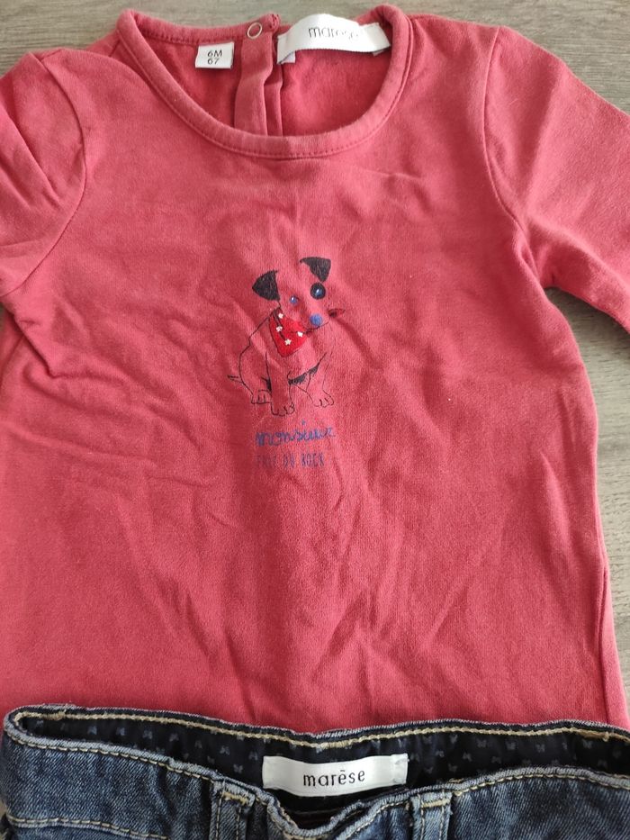 Ensemble Marèse, fille, 6 mois - photo numéro 2