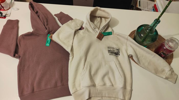 2 sweats à capuche