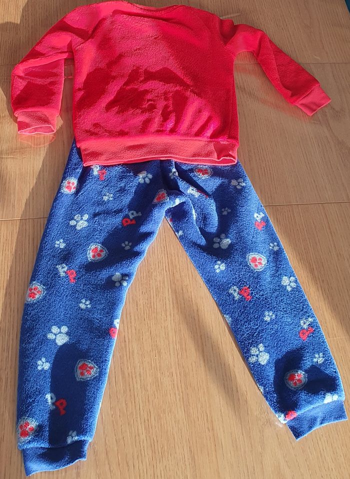 Pyjama polaire pat patrouille 5/6 ans - photo numéro 2