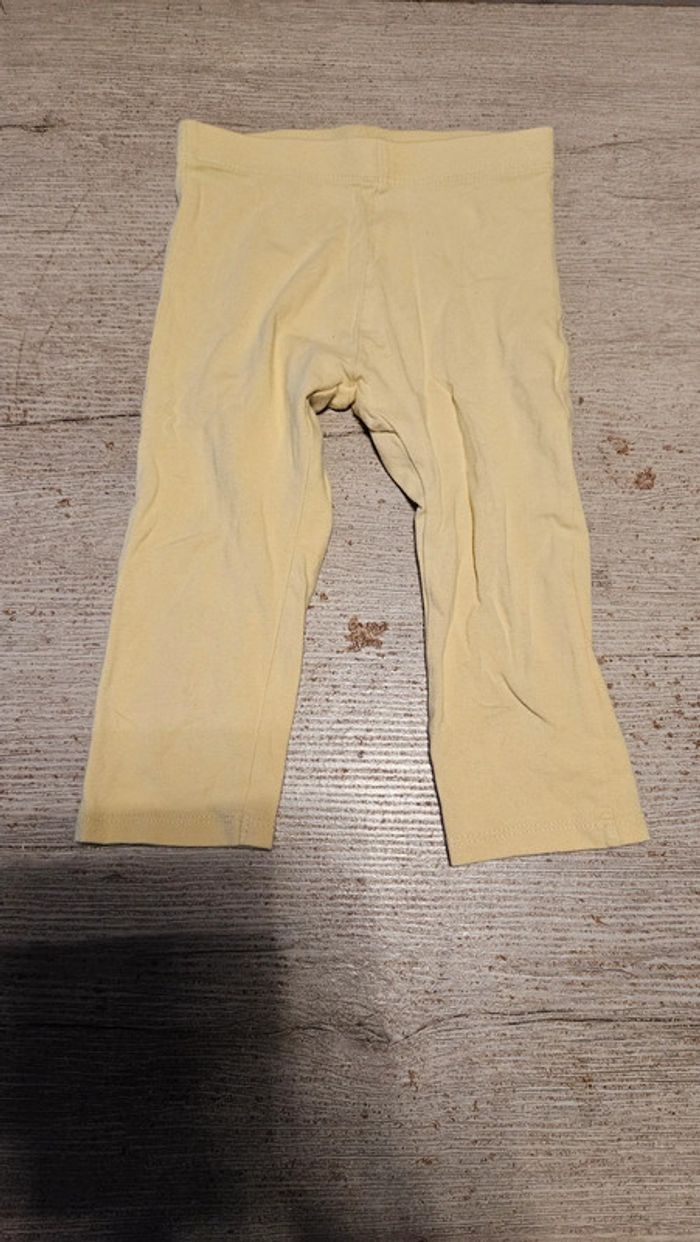 Legging 3/4 jaune trés clair, Kiabi, 6 ans, nickel - photo numéro 2