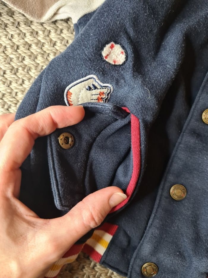 Manteau veste à boutons garçon - 3 ans - photo numéro 5