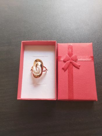 Bague vintage femme avec coffret cadeau