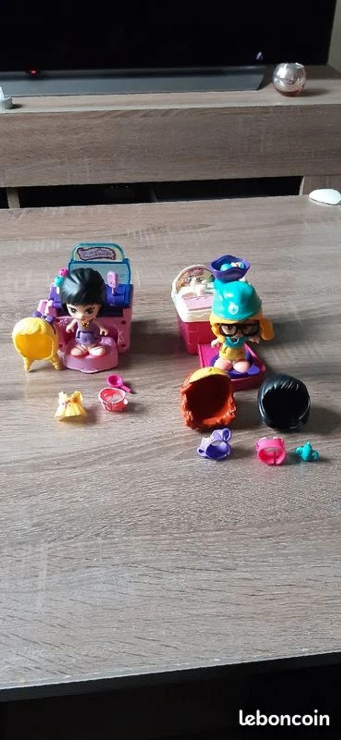 Lot de 2 poupées flipsies de vtech et leur monde
