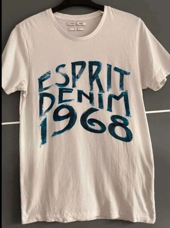 Tee shirt  slim blanc  Esprit  L  homme