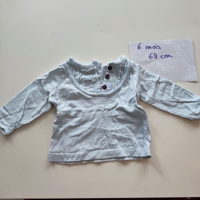 Lot 6 mois: pyjamas, bodies, pull, gilet - photo numéro 8