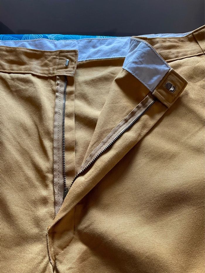 Short chino jaune moutarde pour homme Dickies taille W42 FR52 294 - photo numéro 5