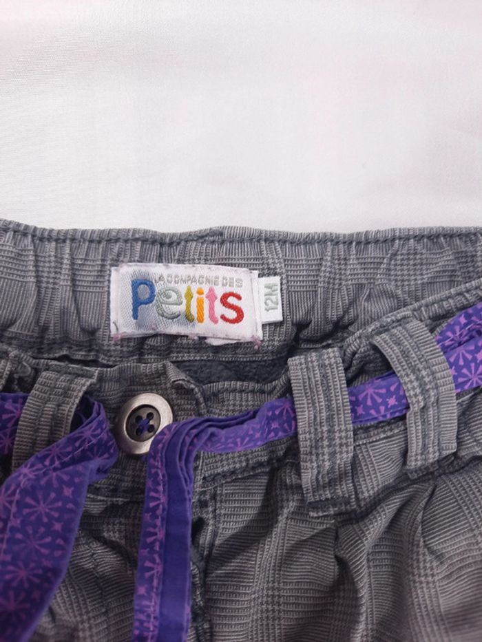 Pantalon doublé hiver, la compagnie des petits, 12 mois. - photo numéro 3