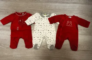 Lot pyjamas 1-3 mois