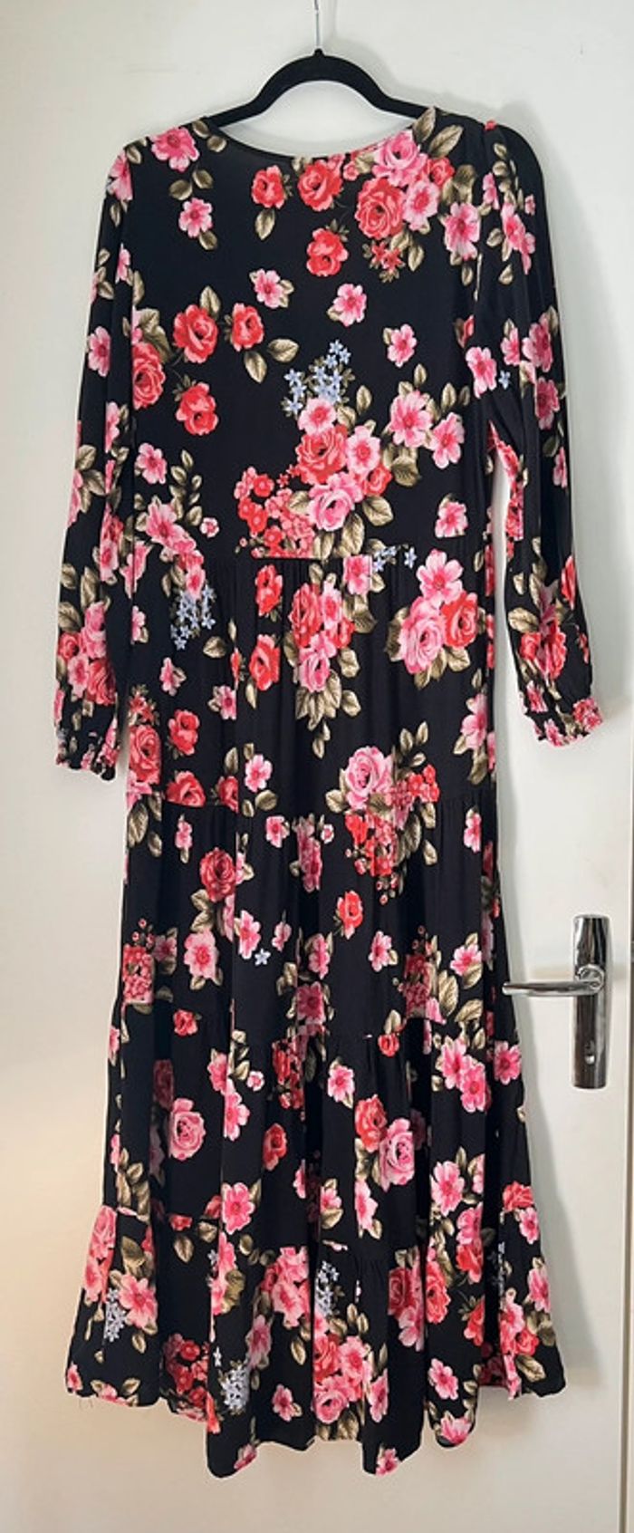 Robe longue fluide imprimée fleurs taille 36 - photo numéro 5