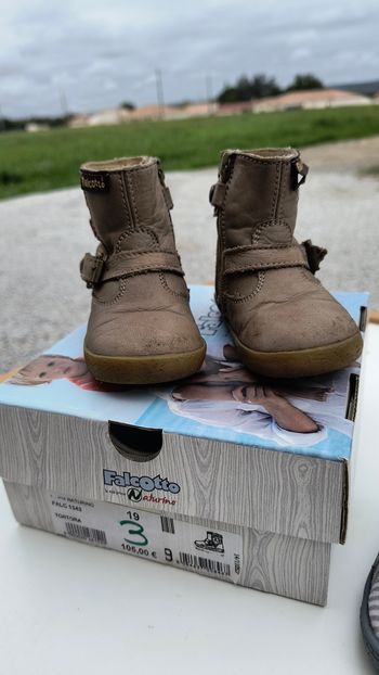 Bottines de marche pour premiers pas, taille  19
