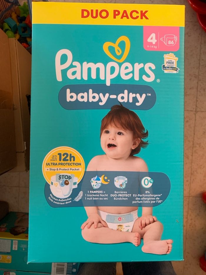 Pampers baby-dry 4 Duo pack