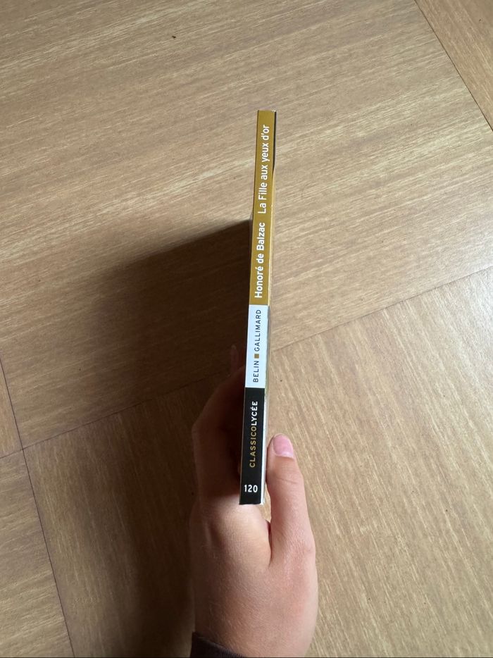 Livre la fille aux yeux d’or - photo numéro 2