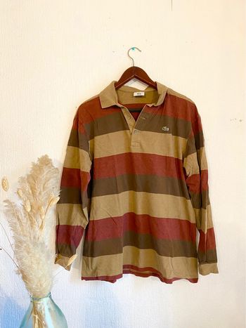 Polo manches longues Lacoste taille xl