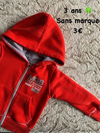 Gilet 🍀 3 ans 🍀 Sans marque