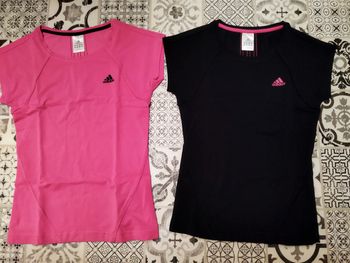 Lot 2 tee shirt Adidas taille 36