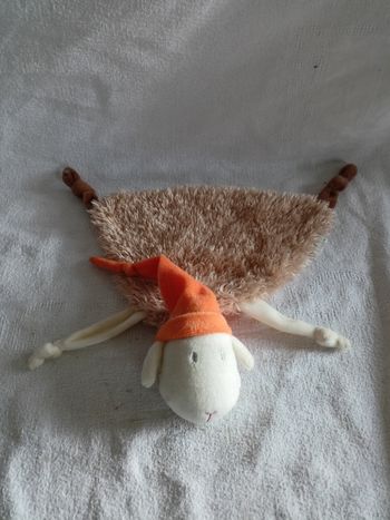 Doudou plat mouton 15 cm