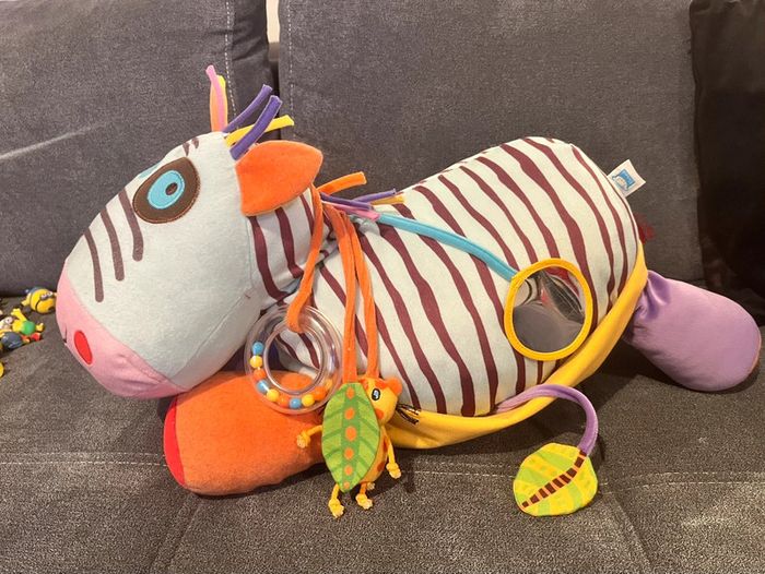 Peluche d’éveil Mon grand zèbre Bawi - photo numéro 3