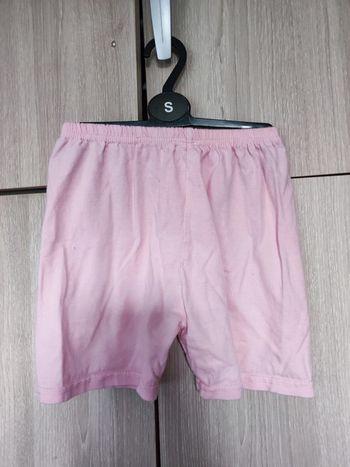 Short rose coton 5 ans