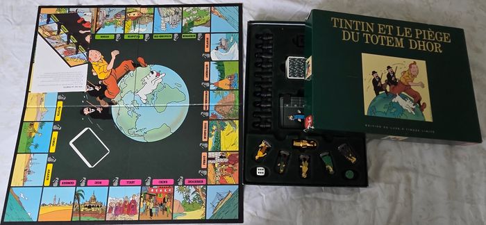 JEU DE SOCIETE "TINTIN ET LE PIEGE DU TOTEM DHOR" / EDITION DE LUXE / - photo numéro 2