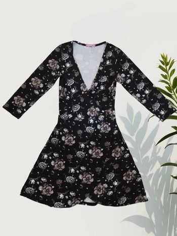Robe manches longues Pink woman