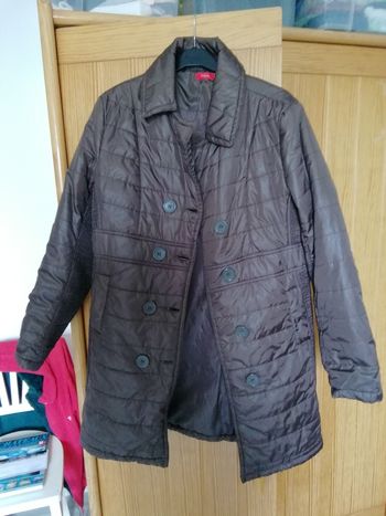 Doudoune légère marron 