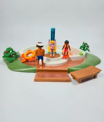 Playmobil Piscine en Famille