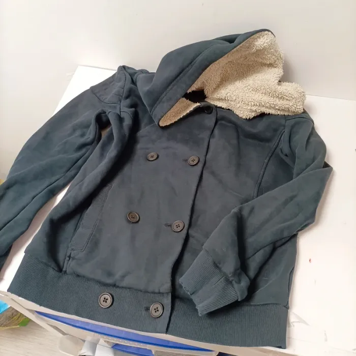 Lot 4 hauts chauds femme M-L : polaire Quechua, veste en jean, chemise à carreaux LOT033 - photo numéro 4