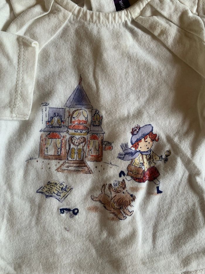 T shirt manches longues Sergent major 3 mois fille - photo numéro 3