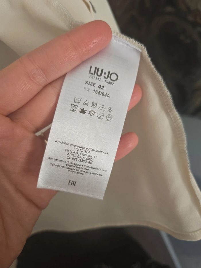 Chemise liu jo beige - photo numéro 3