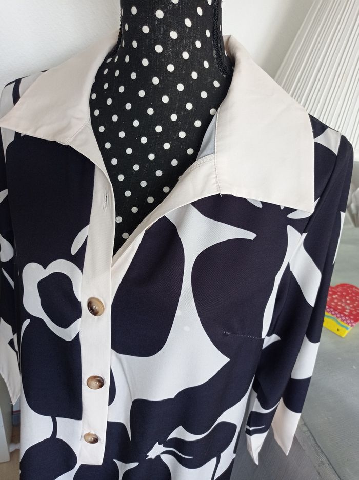 Robe ample manches 3quart 36 - photo numéro 3