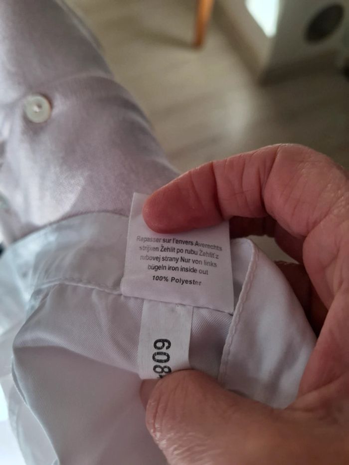 Pantalon leger fluide blanc polyester T44 - photo numéro 7