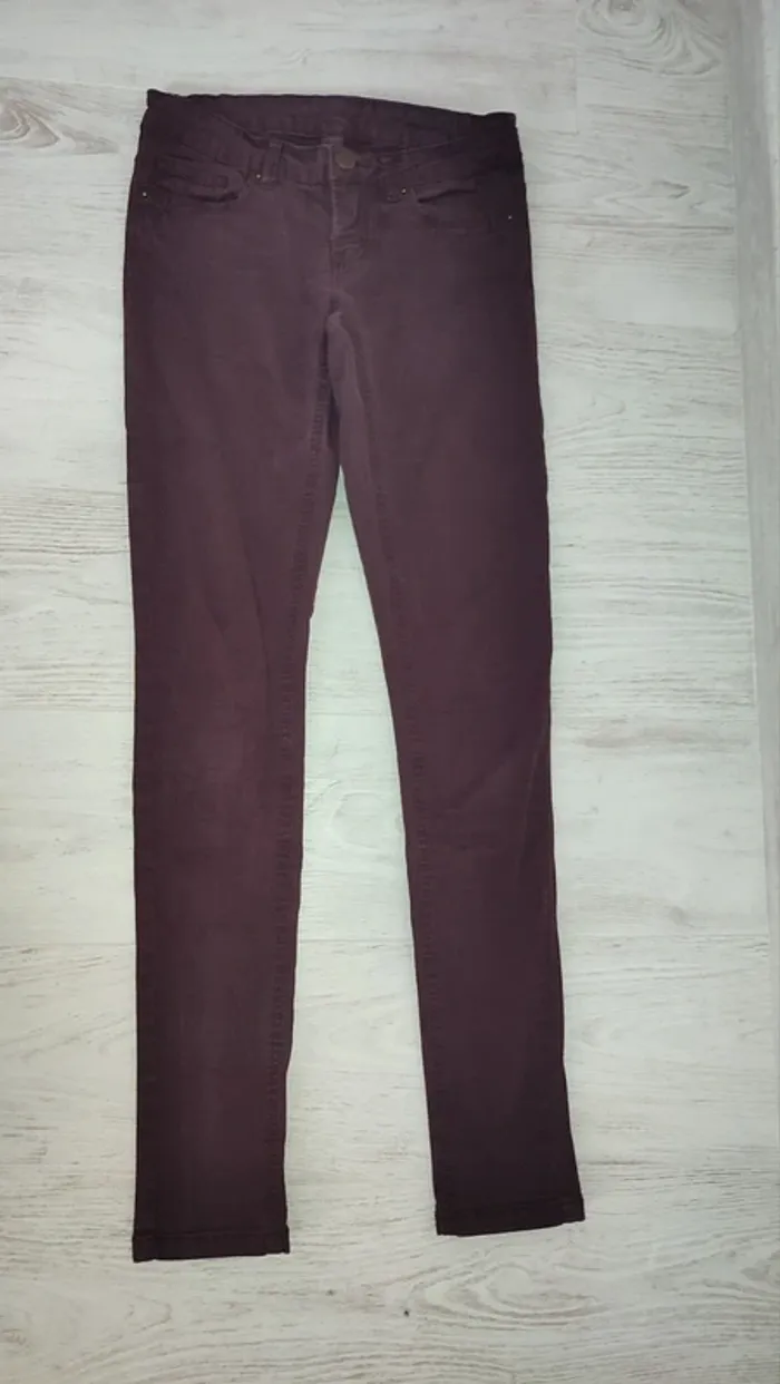 Jean Skinny Bizzbee Bordeaux
