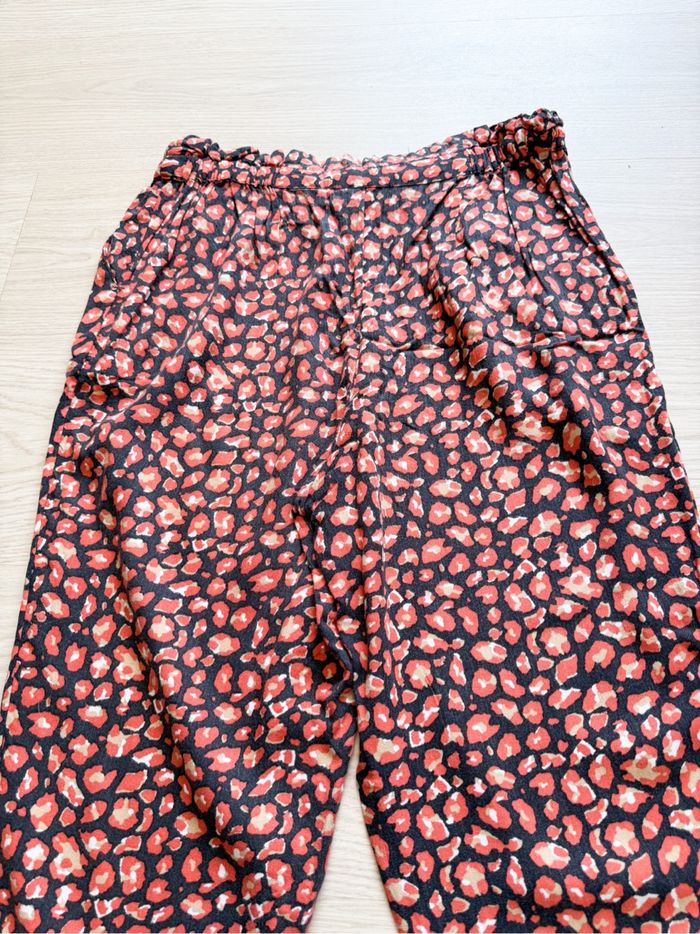 Pantalon à motifs corail noir pimkie taille 36 S - photo numéro 6