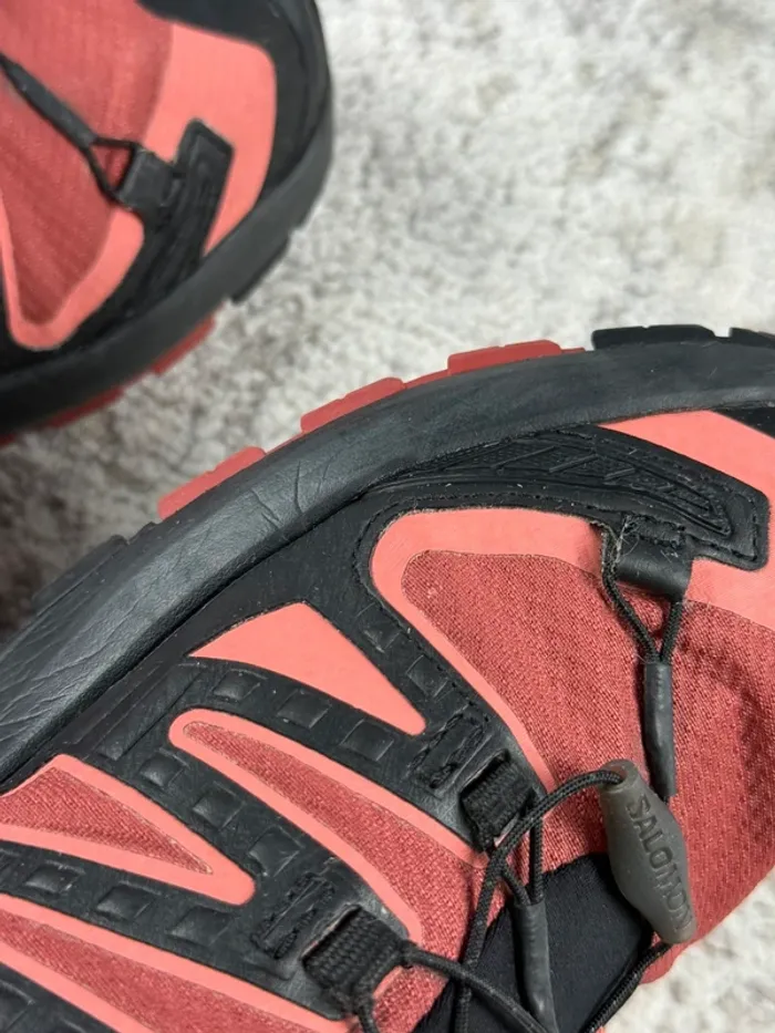 Salomon XA Pro 3D V9 Gore-Tex - Black & Beige & Corail - photo numéro 17