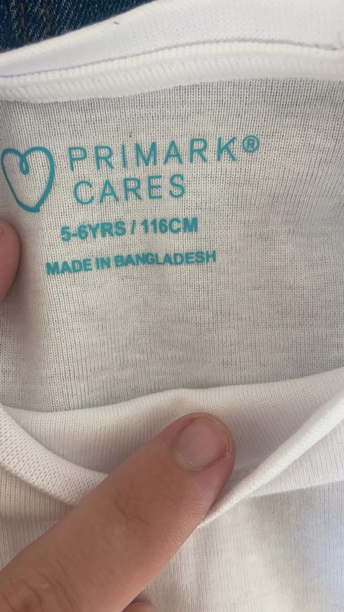 Salopette pantalon + t shirt 5-6ans - photo numéro 2