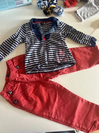 Ensemble, bébé, garçon