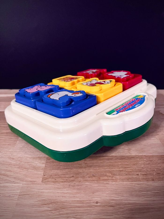 Puzzle sonore TOMY Anim’Animo “Les Habitants de ma Ferme” vintage avec boîte - Très bon état années 90 - photo numéro 4