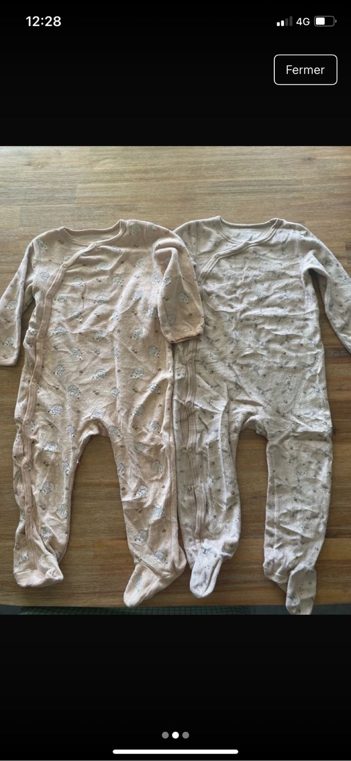Pyjamas velours manches longues