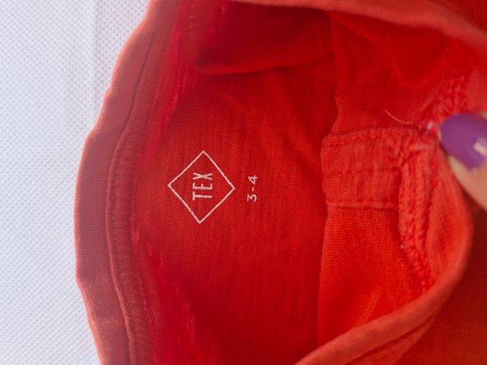 T-shirt manches longues 3/4 ans Tex Rouge - photo numéro 3