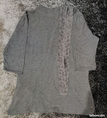 Haut manches 3/4 top à nouer 