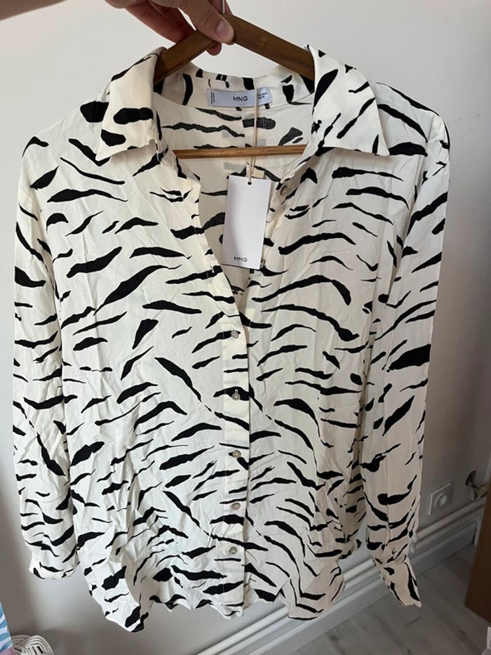 Chemise Mango zèbre