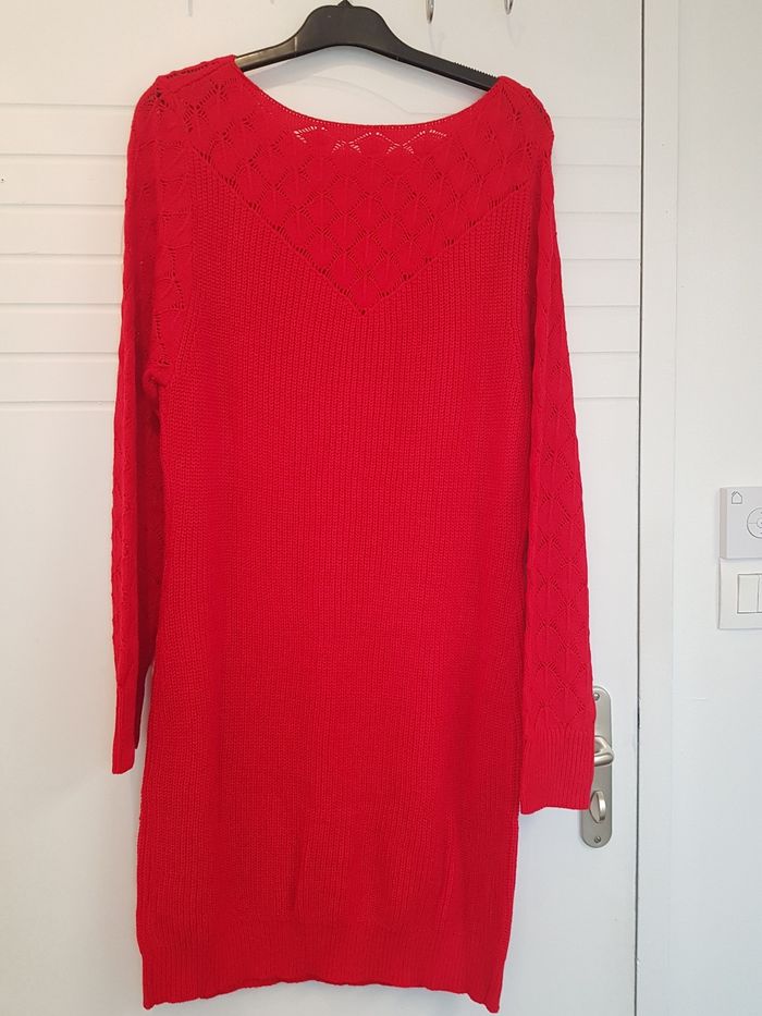 Robe pull rouge - photo numéro 4