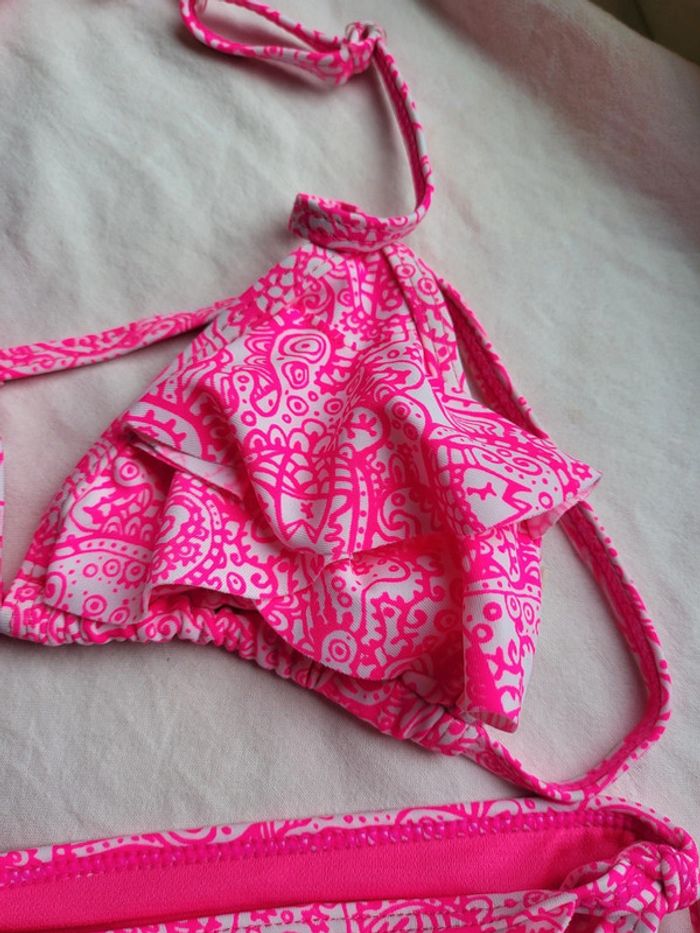 Maillot de bain flashy girly fluo piscine plage 14 ans - photo numéro 4