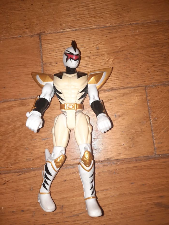 Power Rangers Dino Thunder blanc avec aeroglisseur - photo numéro 2